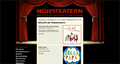 Desktop Screenshot of nojesteatern.se